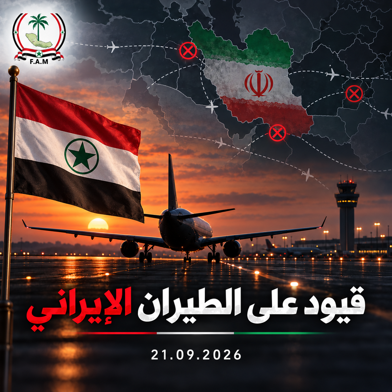 عقوبات على الطيران الإيراني: التركية تعلّق رحلاتها والعراق يعتزم وقف الناقلات الإيرانية
